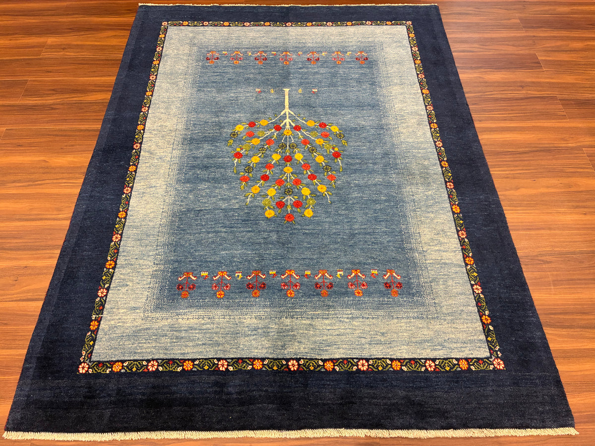 【千葉店】カシュクリギャッベ  203cm x 153cm RJ14423