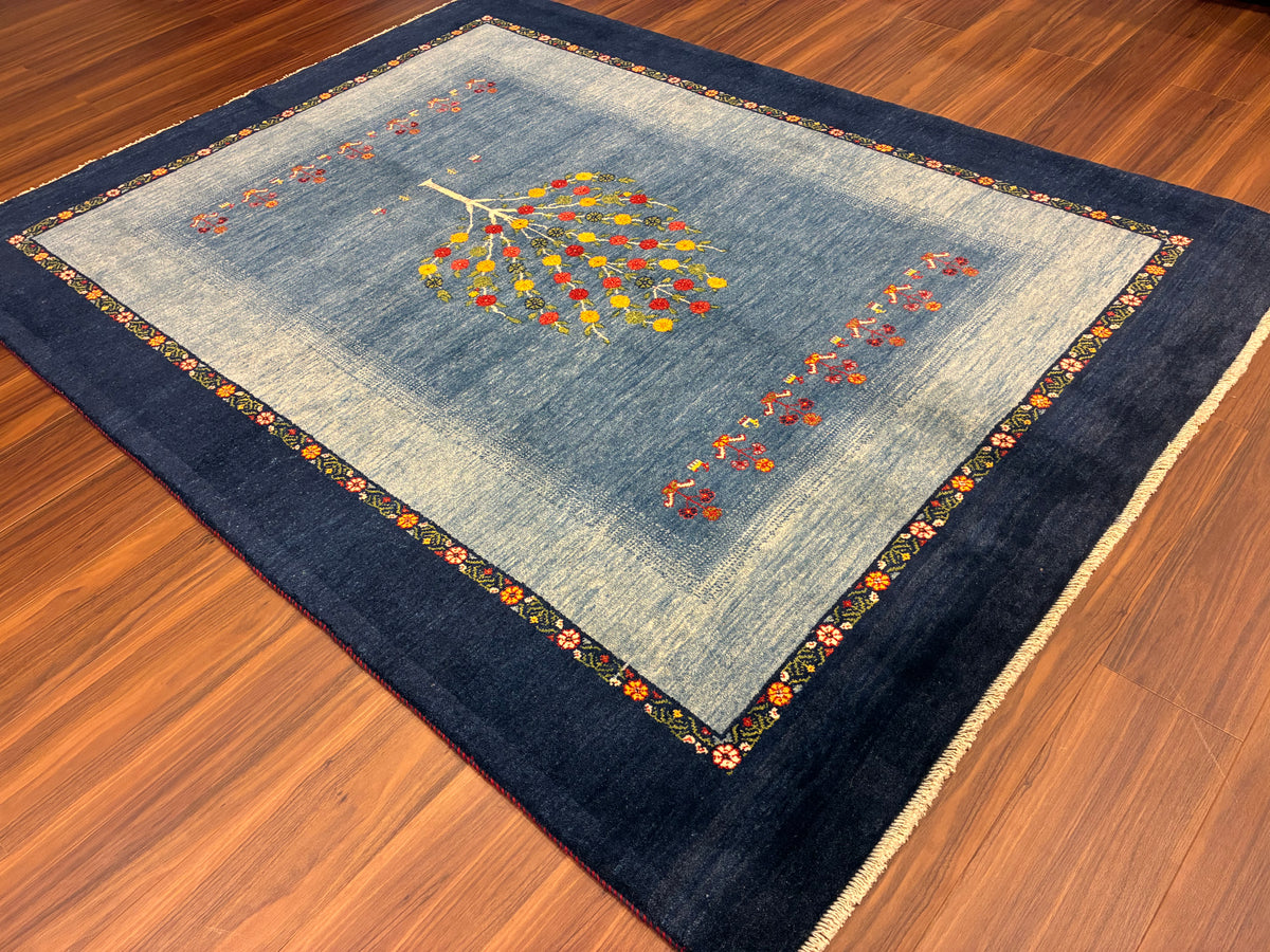 【千葉店】カシュクリギャッベ  203cm x 153cm RJ14423