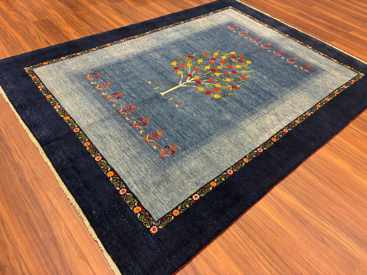 【千葉店】カシュクリギャッベ  203cm x 153cm RJ14423