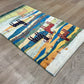 【福岡店】カシュクリギャッベ  140cm x 80cm RJ16635