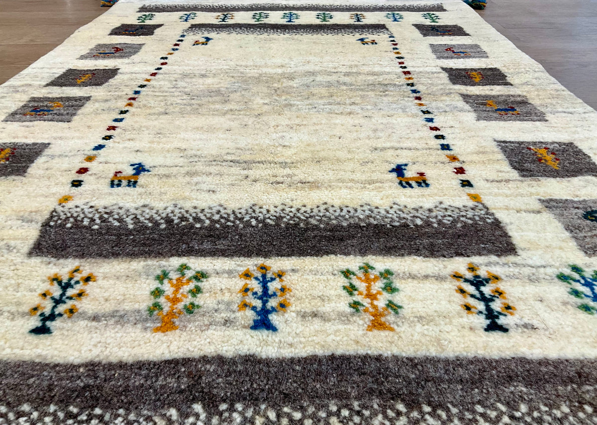 【福岡店】ギャッベ 142cm x 100cm RJ13975
