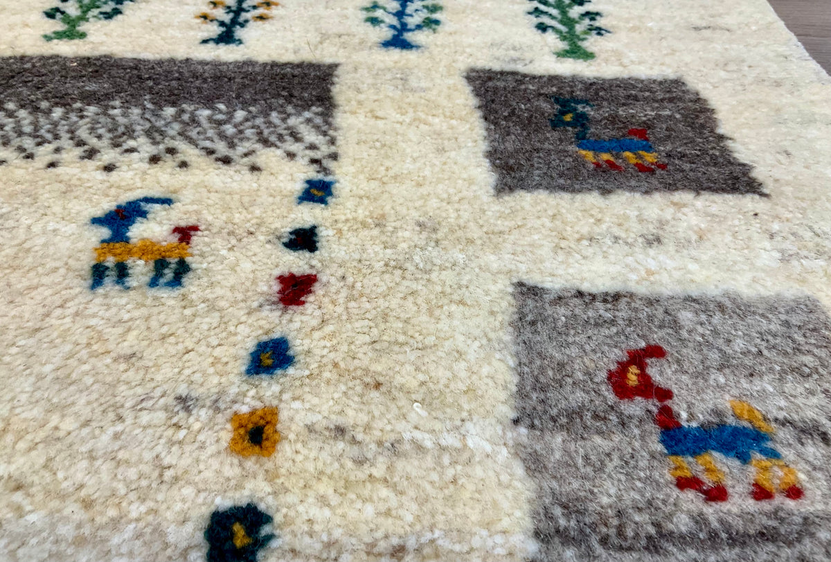【福岡店】ギャッベ 142cm x 100cm RJ13975