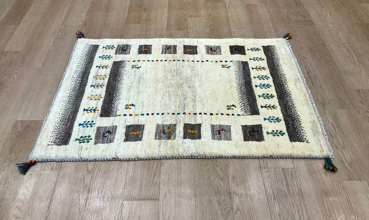 【福岡店】ギャッベ 142cm x 100cm RJ13975