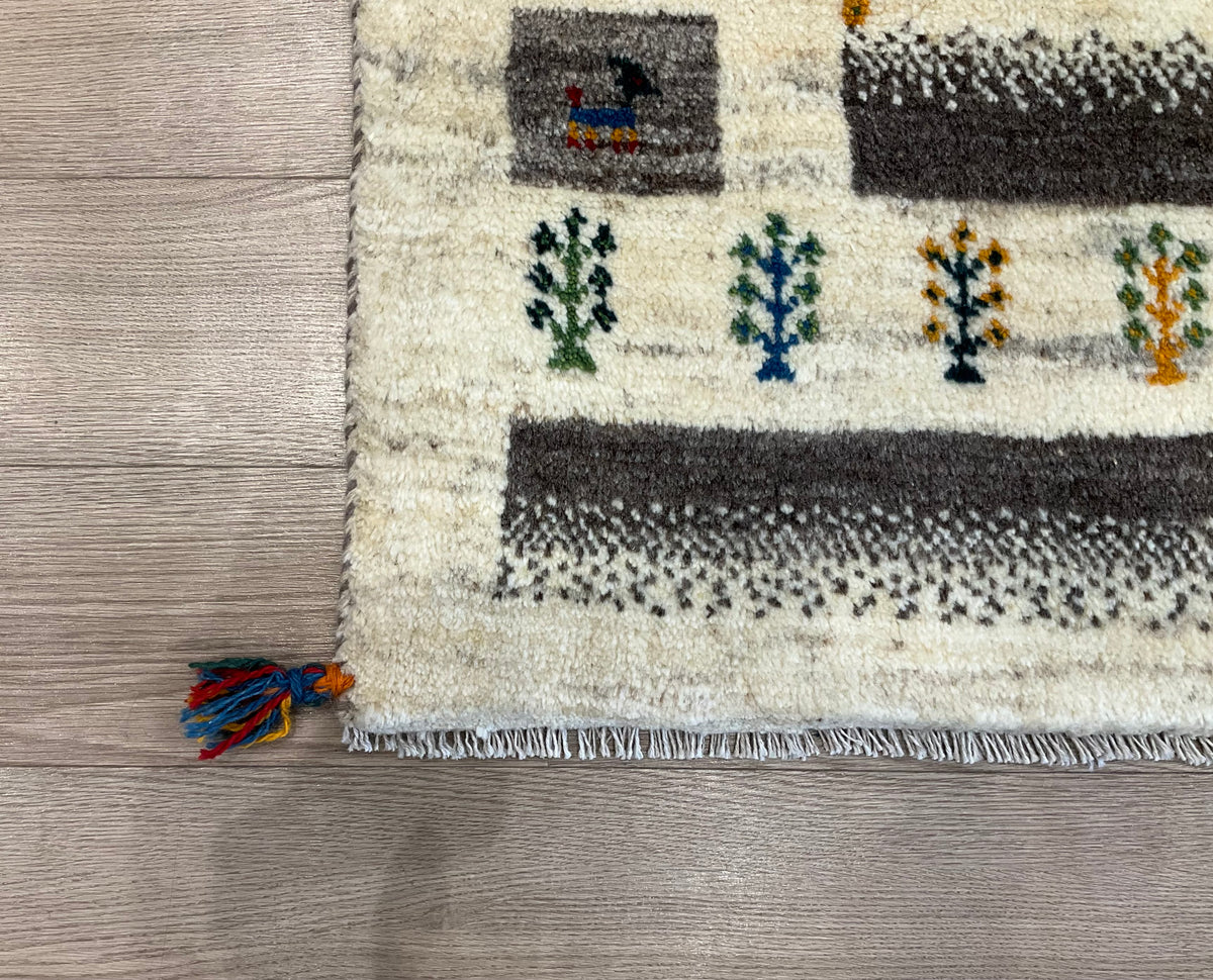 【福岡店】ギャッベ 142cm x 100cm RJ13975