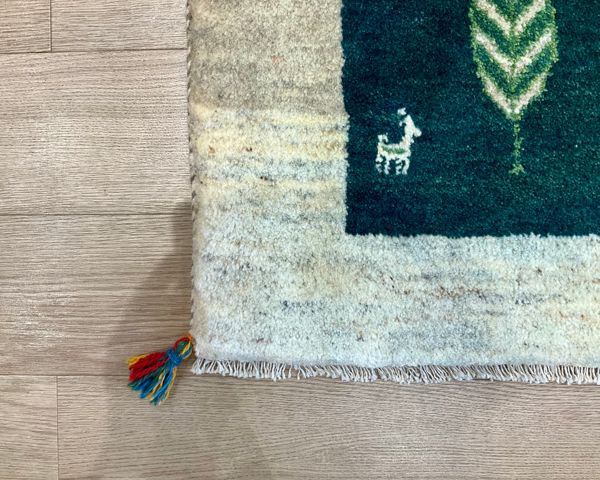 【福岡店】ギャッベ 148cm x 107cm RJ12735