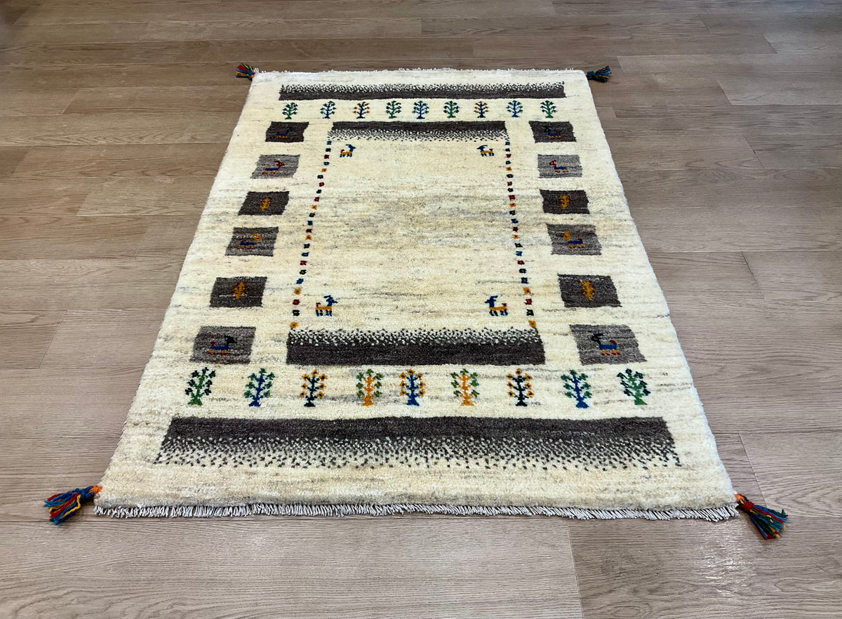 【福岡店】ギャッベ 142cm x 100cm RJ13975
