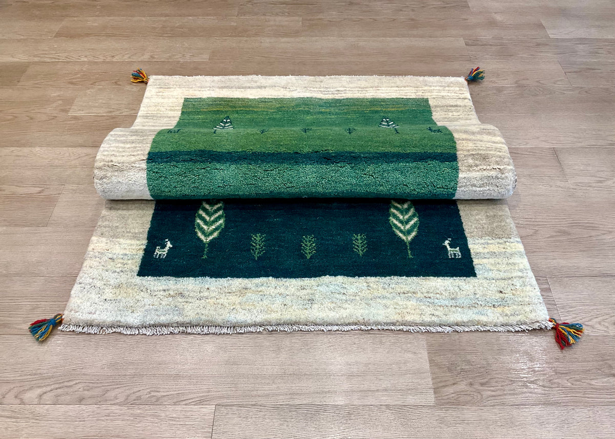 【福岡店】ギャッベ 148cm x 107cm RJ12735