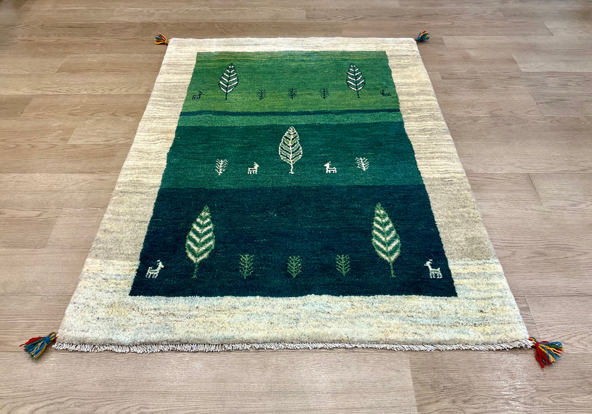 【福岡店】ギャッベ 148cm x 107cm RJ12735