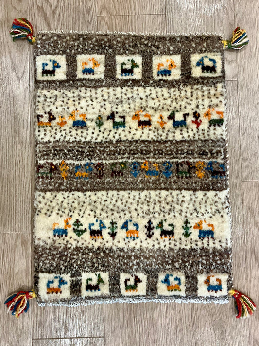 ギャッベ 58cm x 42cm NN17520