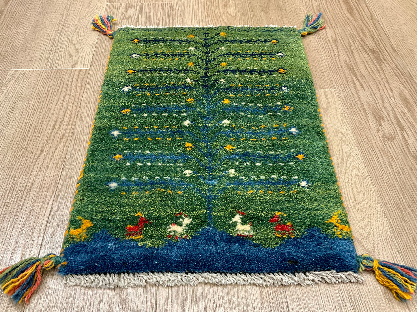 ギャッベ 56cm x 38cm NN17895